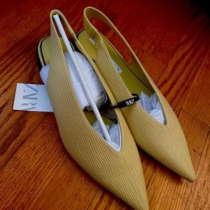 Zara flat sling backs